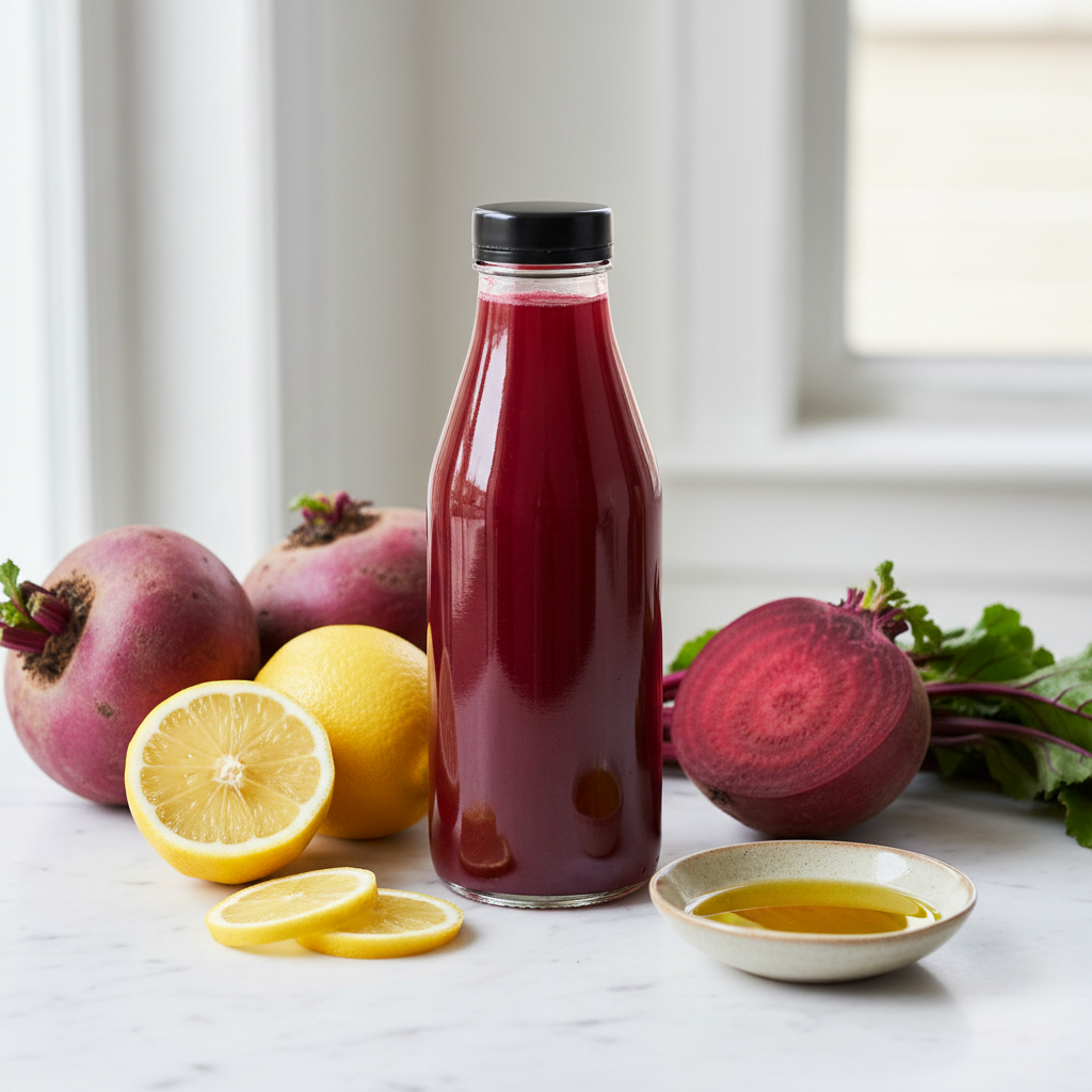 Beet, Lemon & Olive Oil Juice