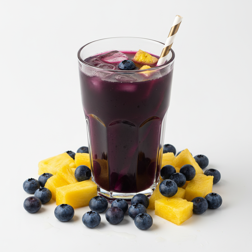 Blueberry and Pineapple Juice