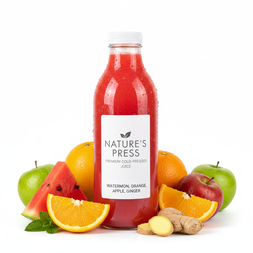 2Melon Joy cold-pressed juice in a 32oz bottle