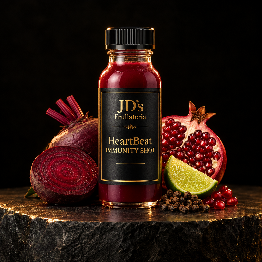 Premium bottled HeartBeat Immunity Shot